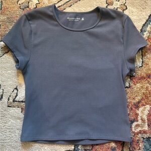 SOLD Abercrombie & Fitch Soft AF Ribbed Crop Tee